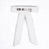 Embellished Pearl Hair Bow Barrette Clip - White