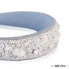Shell & Pearl Flat Band - Blue