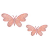 Butterfly Hair Pins - Set of 2 - Peach