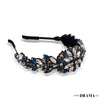 Rosemary Broad Headband - Dark Blue