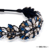 Rosemary Broad Headband - Dark Blue