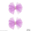 HDC x Emily in Paris Sparkling Purple Hair Bow Alligator Clip - Set of 2