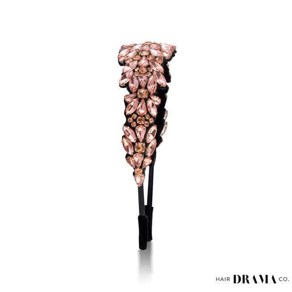 Rosemary Broad Headband - Rose Gold