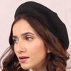 Black Wool Beret