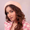 Pink Wool Beret