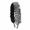 Grey Rhinestoned Headband