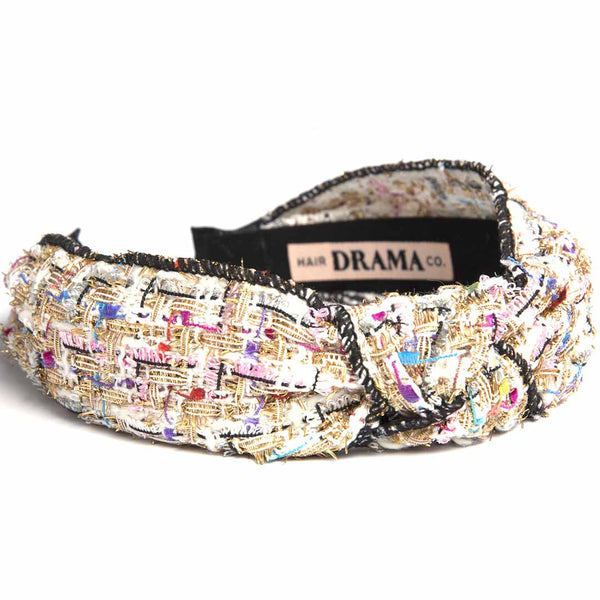 Tweed Headband- Neutral