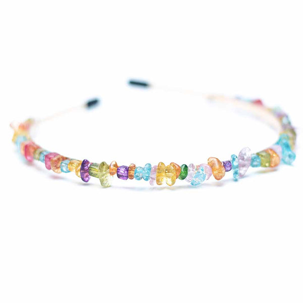 Multi color Pebble Headband