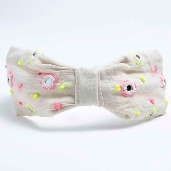 Thread Embroidered Mirror Headband