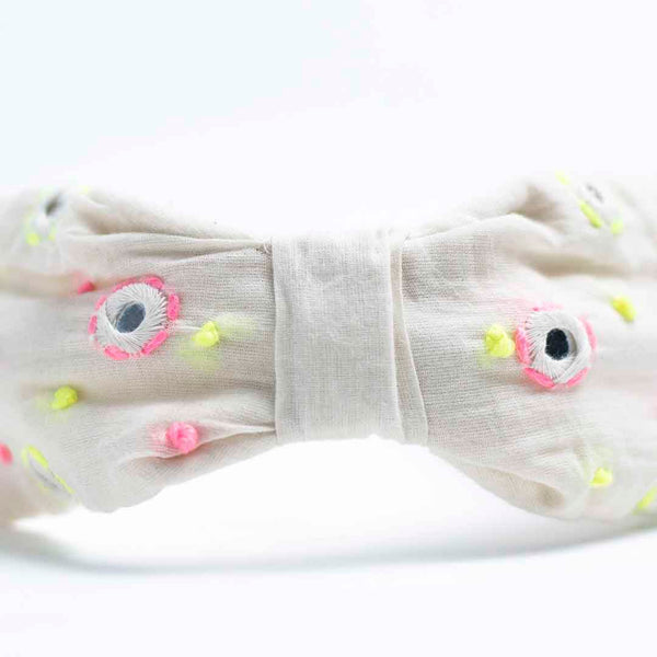 Thread Embroidered Mirror Headband