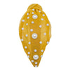 Turmeric yellow pearl hairband