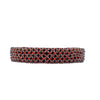 Broad Bead Embroidered Headband-Red