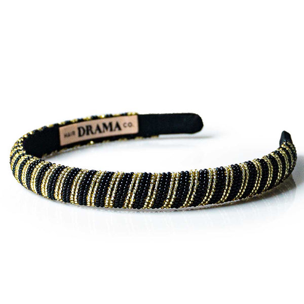 GEOMETRIC BEAD WORK HAIRBAND