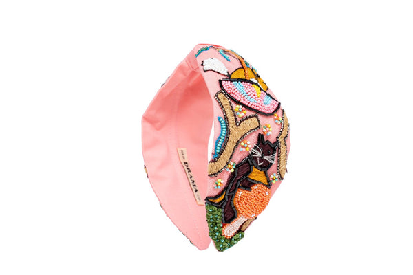 Nutty Love Knotted Headband- Light Pink