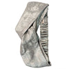 Foiled Cross-Knot Turban - Grey