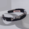 Embellished Puff Hair Band - Black