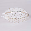 HDC x Emily in Paris Crystal Mesh Knotted Hair Band - White
