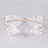 HDC x Emily in Paris Crystal Mesh Knotted Hair Band - White