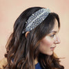 HDC x Emily in Paris Crystal Mesh Knotted Hair Band - White
