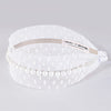 HDC x Emily in Paris Pearl Mesh Hair Band - White
