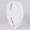 HDC x Emily in Paris Pearl Mesh Hair Band - White