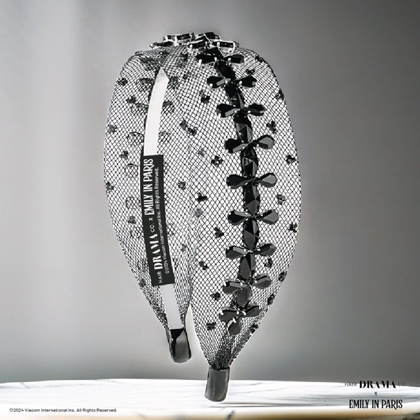 Mesh Hair Band - Black