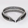 HDC x Emily in Paris Crystal & Pearl Mesh Hair Band - Black
