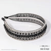 HDC x Emily in Paris Crystal & Pearl Mesh Hair Band - Black