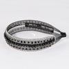 HDC x Emily in Paris Crystal & Pearl Mesh Hair Band - Black