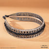 HDC x Emily in Paris Crystal & Pearl Mesh Hair Band - Black
