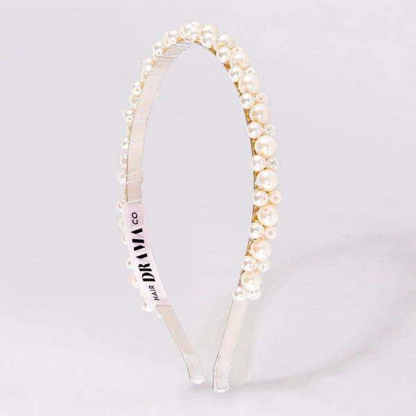 Pearl Hair Band - Off White