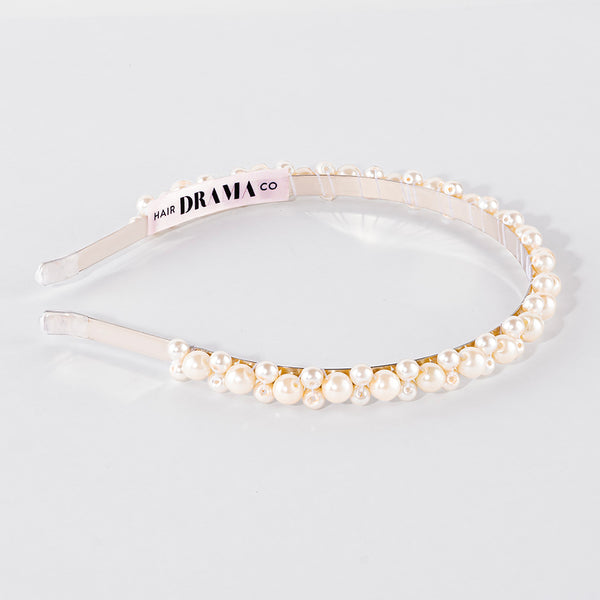 Pearl Hair Band - Off White