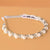 Off-White Pearl and Silver Crystals Hair Band