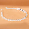 White Pearl and Crystals Hair Band