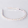 White Pearl and Crystals Hair Band