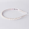 White Pearl and Crystals Hair Band