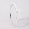 Crystal Hair Band with Bow Embellishment