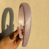 Foil Puff Hair Band - Lilac