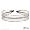 HDC x Emily in Paris Mesh Hair Band with Crystals - Grey