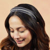 HDC x Emily in Paris Mesh Hair Band with Crystals - Grey
