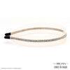 HDC x Emily in Paris Crystal Mesh Hair Band - Pastel Yellow
