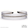 HDC x Emily in Paris Crystal Mesh Hair Band - Grey