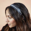 HDC x Emily in Paris Crystal Mesh Hair Band - Grey