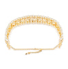 Gold Plated Hair Band with Pearls