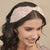 Peony Embellished Knotted Hair Band - Pink
