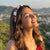 Cherry Embroidered Hairband - Red