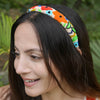 Floral Embroidered Hairband - Multi