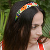 Floral Embroidered Hairband - Multi
