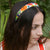 Floral Embroidered Hairband - Multi