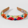 Floral Embroidered Hairband - Multi